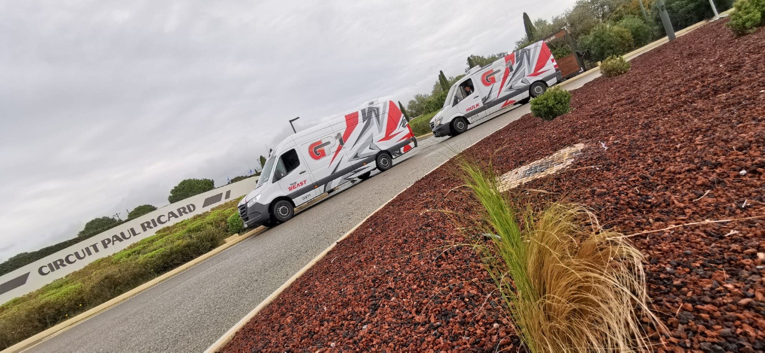 GP1 OB11 and SV33 production vehicles at Circuit Paul Ricard