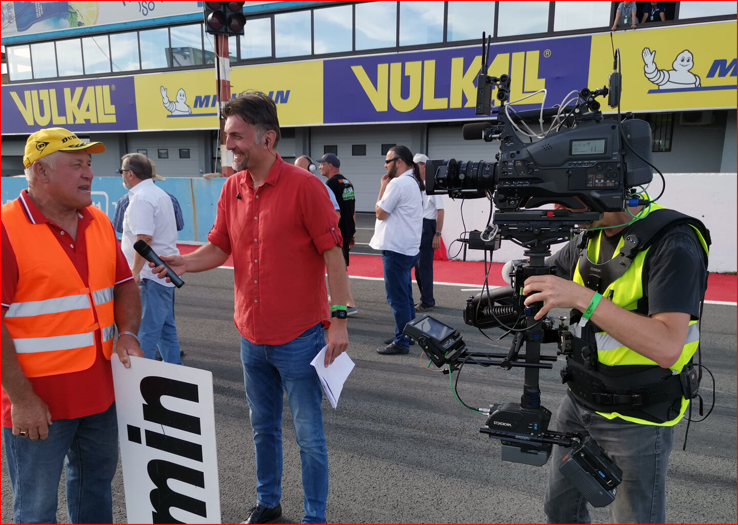 GP1 trackside camera production