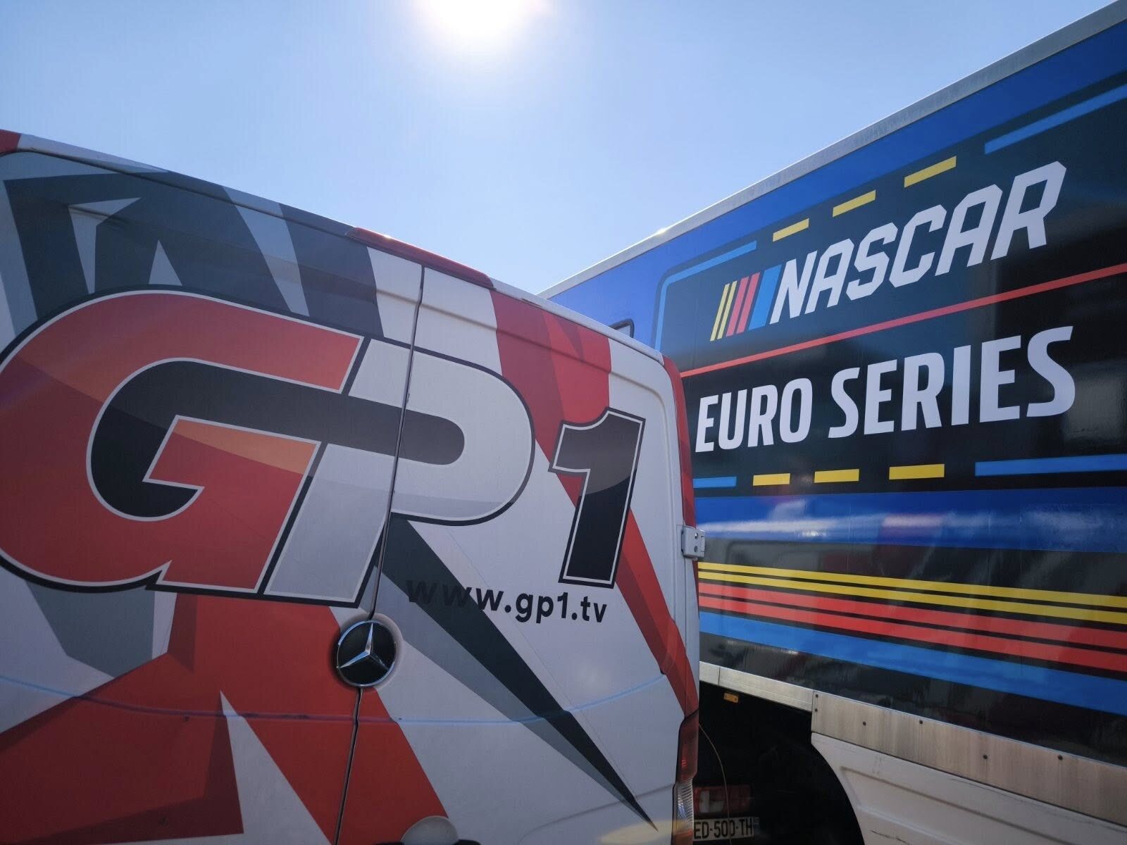 GP1 camera crew producing a live motorsport event